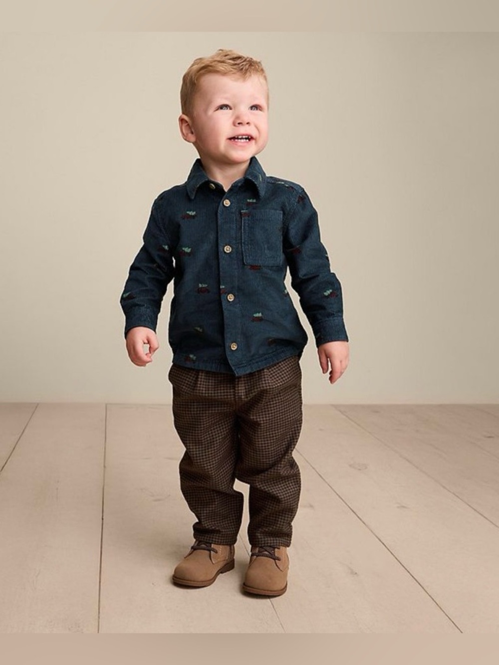 NWT - Baby Boy Little Co. by Lauren Conrad Long Sleeve Button-Down Overshirt